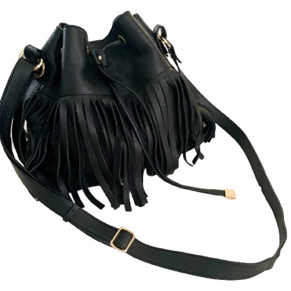 My Choice Handbags - GENUINE ITALIAN LEATHER FRINGE BAG by MY CHOICE